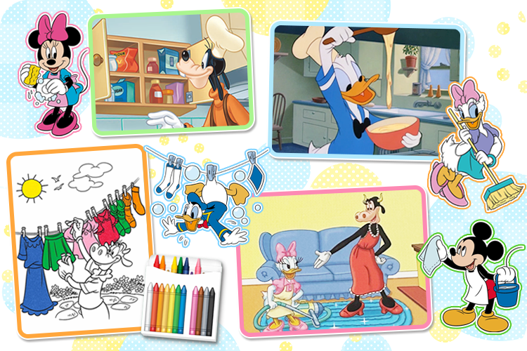 日常フレーズ特集 ～家事編～｜【公式】「ディズニー英語システム」（DWE）