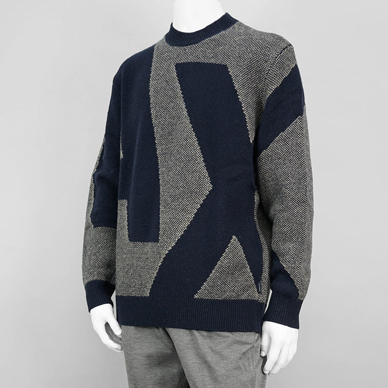 アルマーニ エクスチェンジ ARMANI EXCHANGE メンズ ニット ネイビー