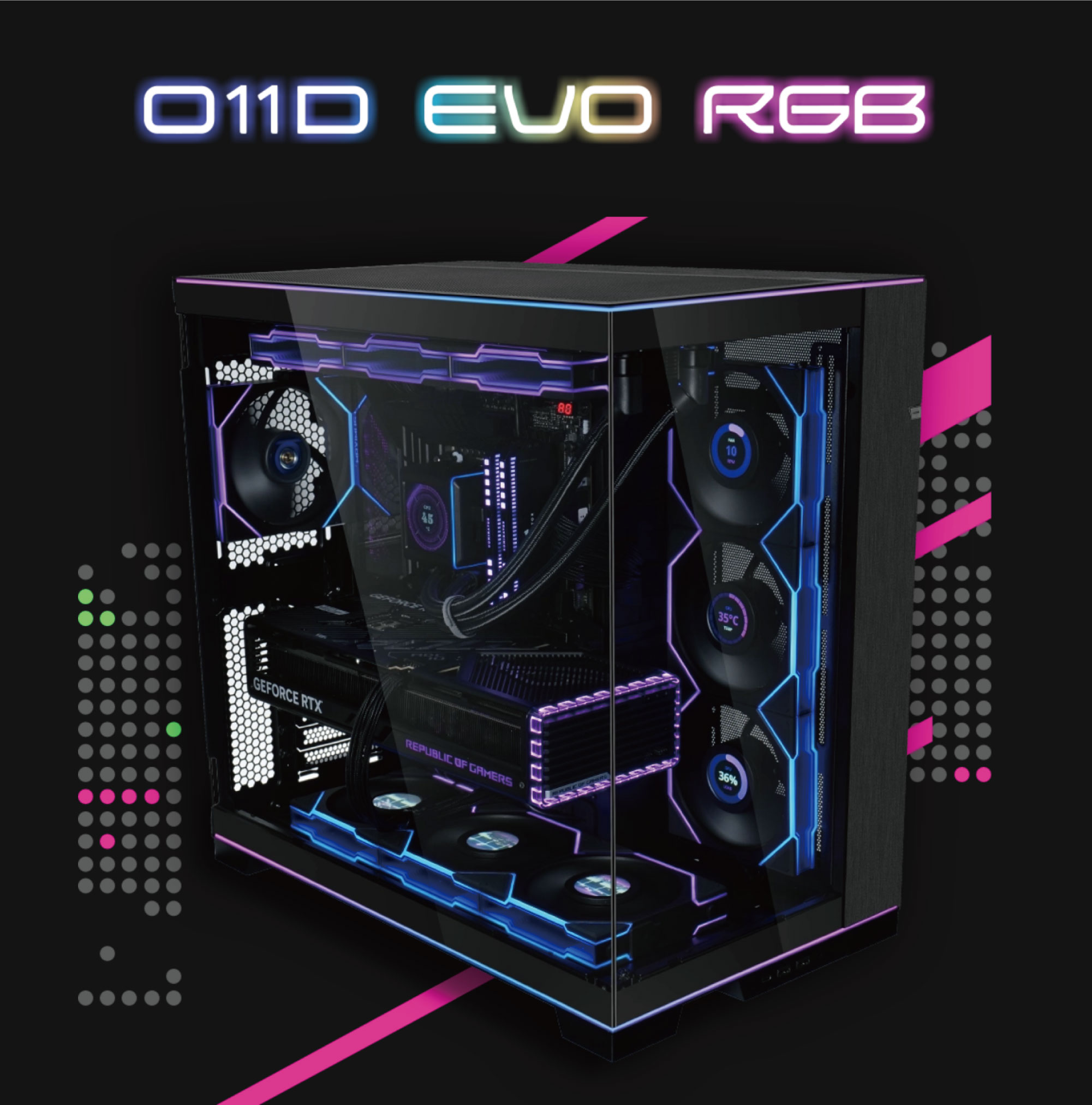 LIAN LI O11 EVO RGB フルカスタマイズ / AMD Ryzen / DDR5｜WEST