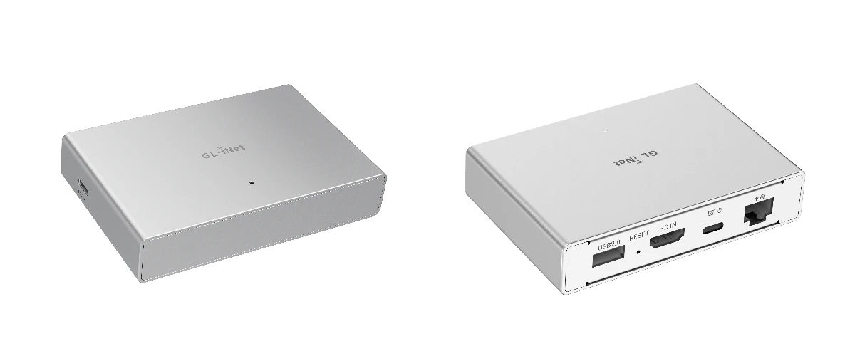 GL.iNet Comet PoE KVM over IP solution with 32GB eMMC flash