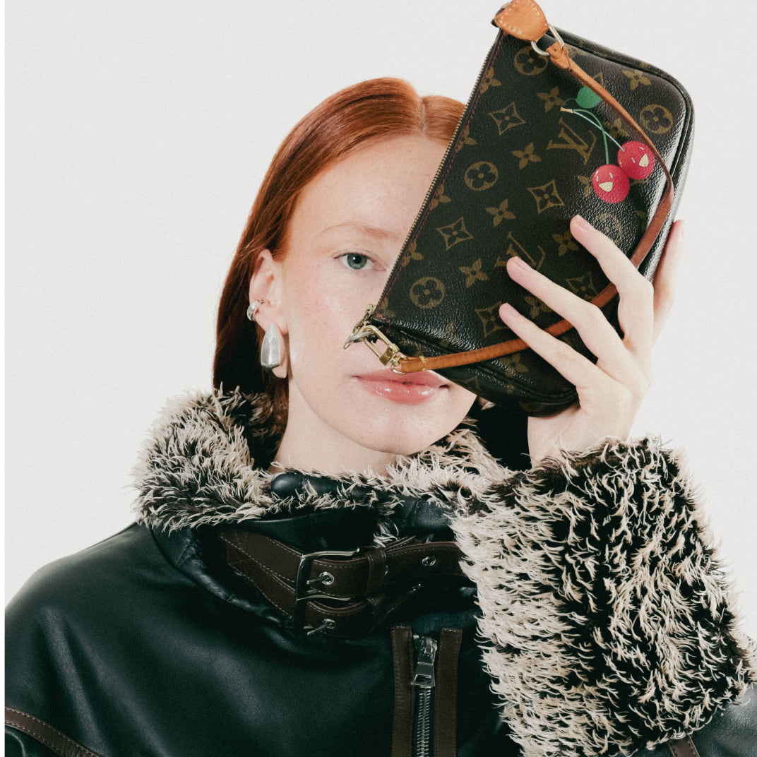 LOUIS VUITTON x Takashi Murakami Monogram Cherry Pochette