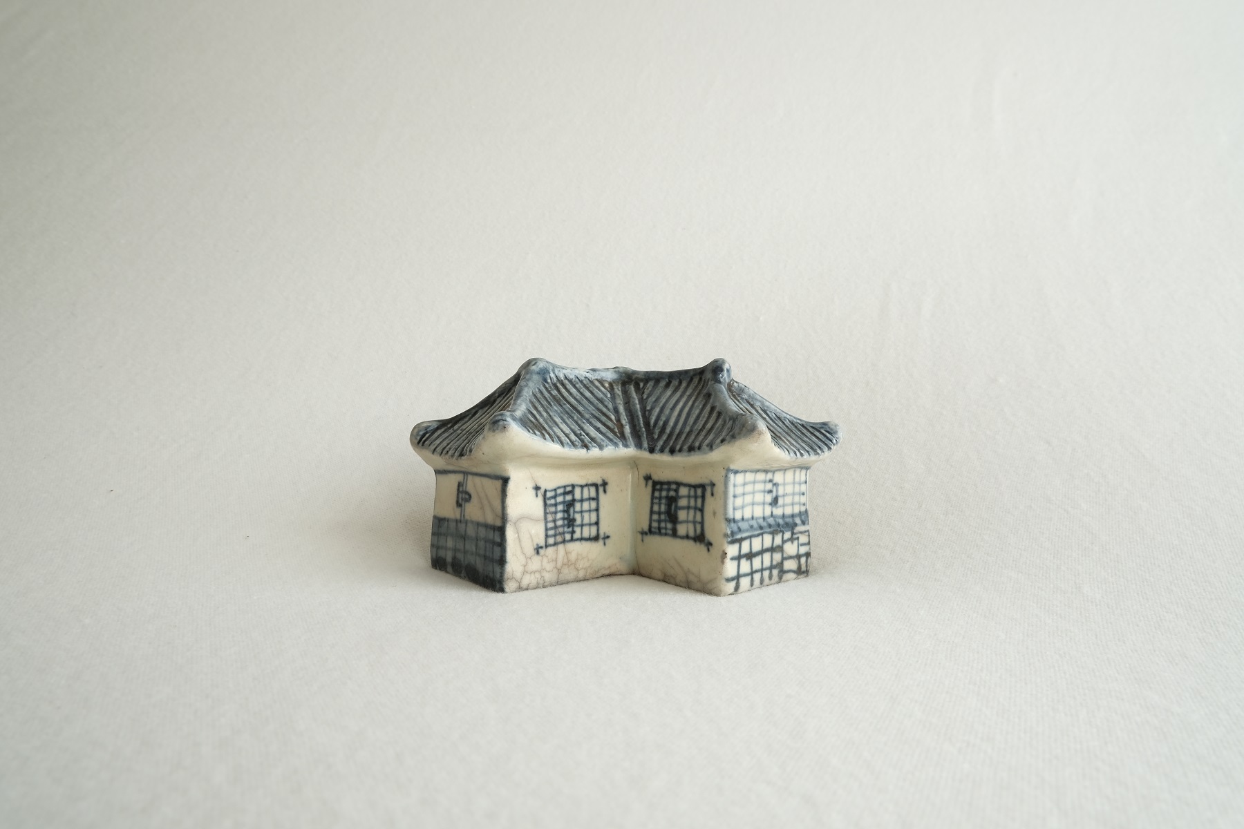 染付家形水滴 | ココロバエ 〜Cocorobae〜 アンティーク雑貨・骨董通販