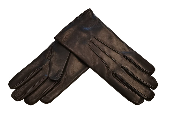 メローラ メンズ手袋◇ナパレザー◇ダークブラウン/MORO《カシミア