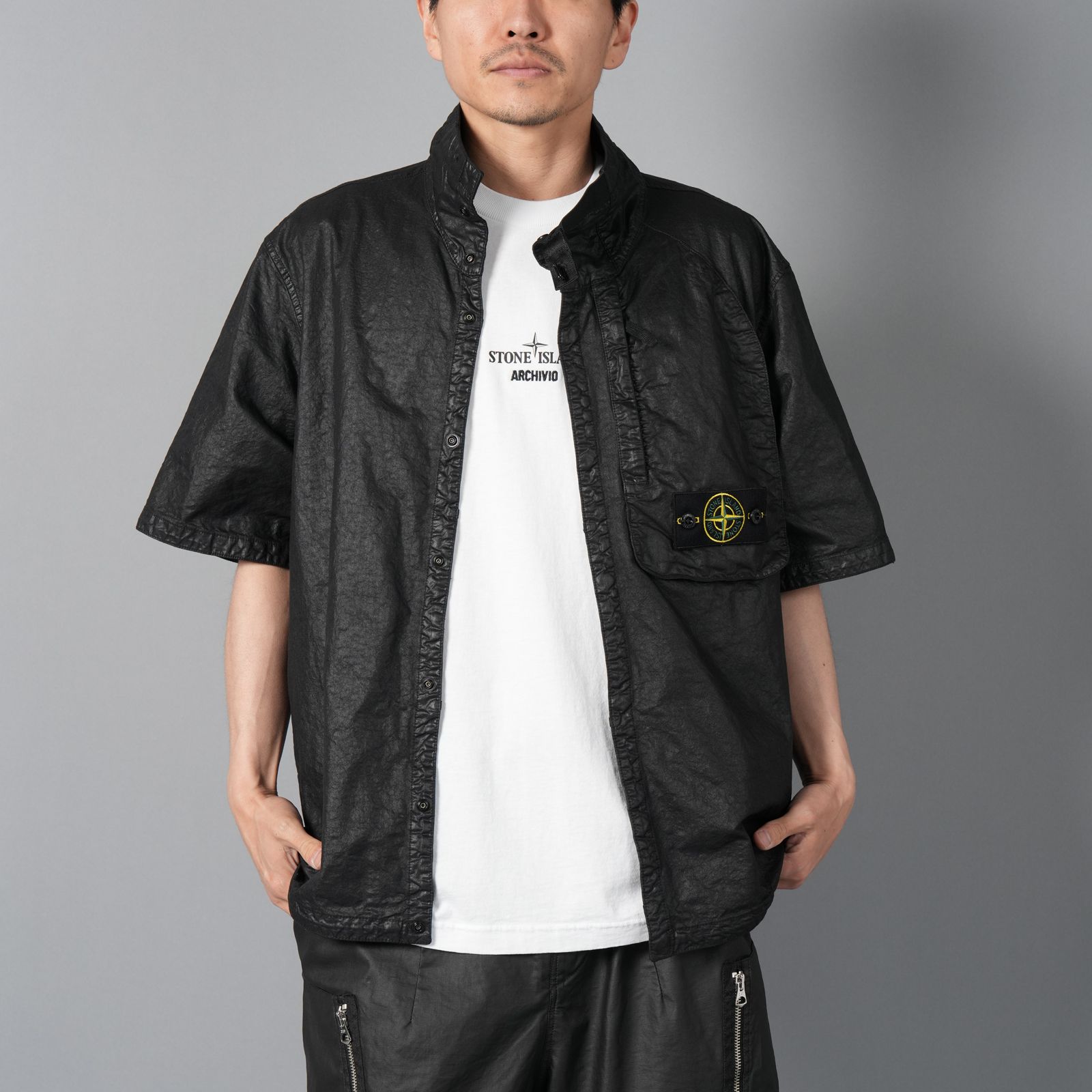 STONE ISLAND - 【ラスト1点】1200028 ORGANIC LOOK NYLON PANAMA-TC