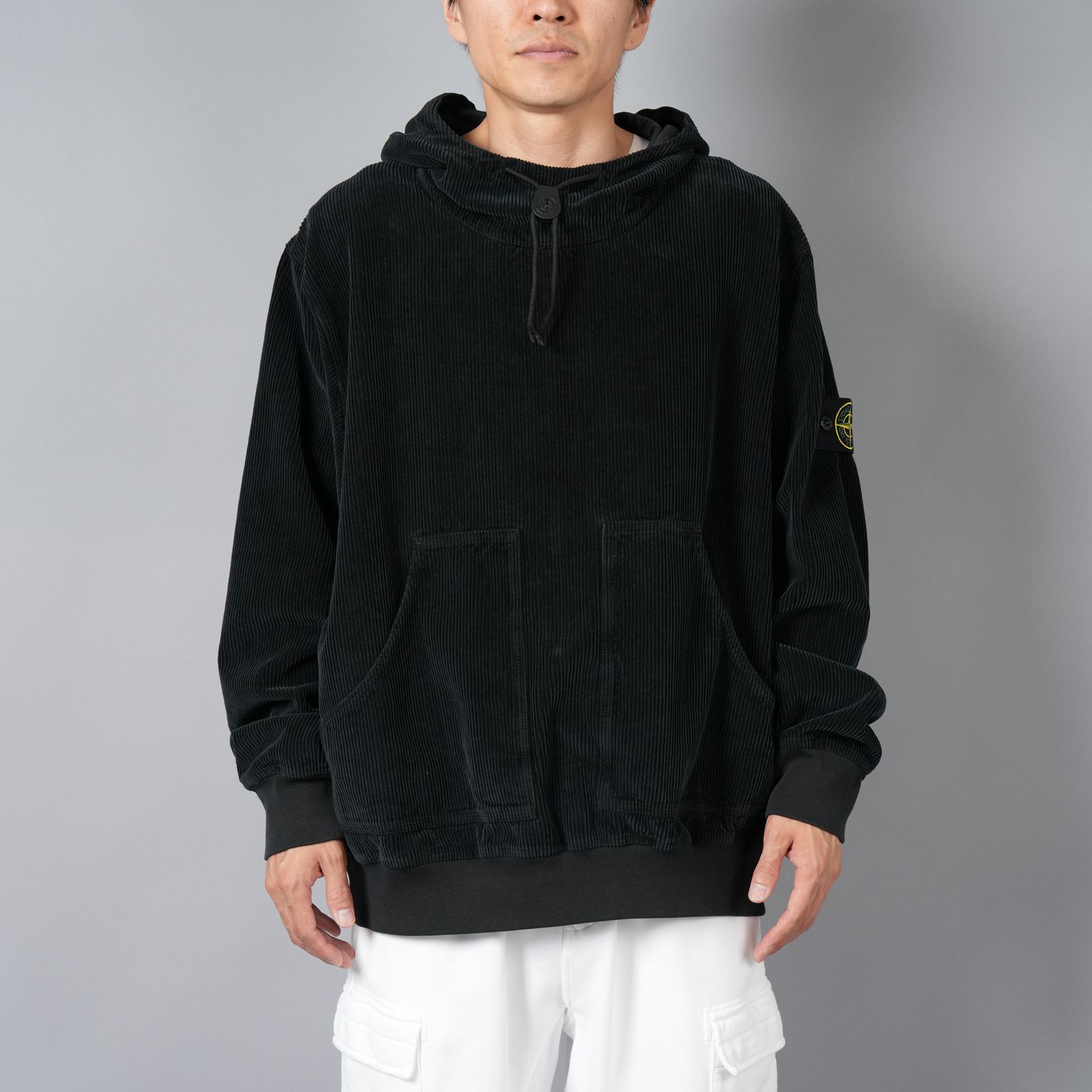 STONE ISLAND - 12106 ORGANIC COTTON CORDUROY 800 FROST FINISH