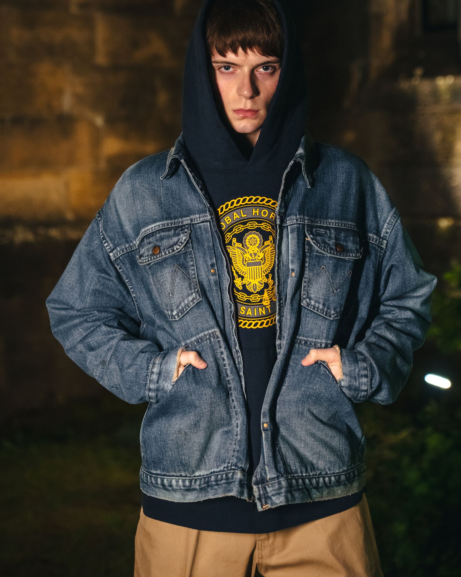 SAINT M×××××× - SM-HR1-0000-080 / DENIM JACKET / M / BLUE / デニム