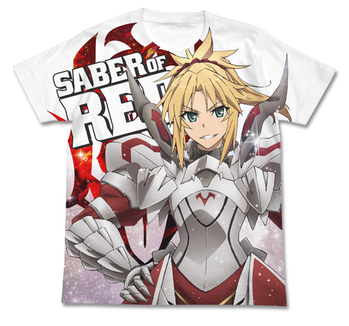 赤のセイバー フルグラフィックTシャツ [Fate/Apocrypha] | 公式