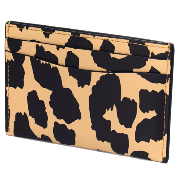 COACH】コーチ カードケース レオパード ヒョウ柄 レザー アニマル