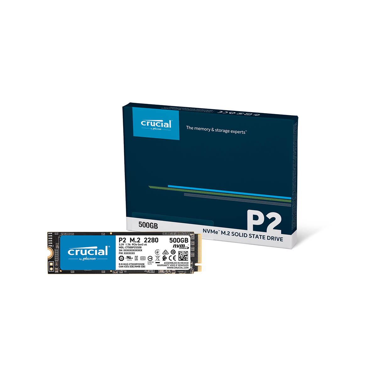 CT1000P2SSD8JP | Crucial P2 M.2 NVMe接続SSD 1TB | CFD販売株式会社