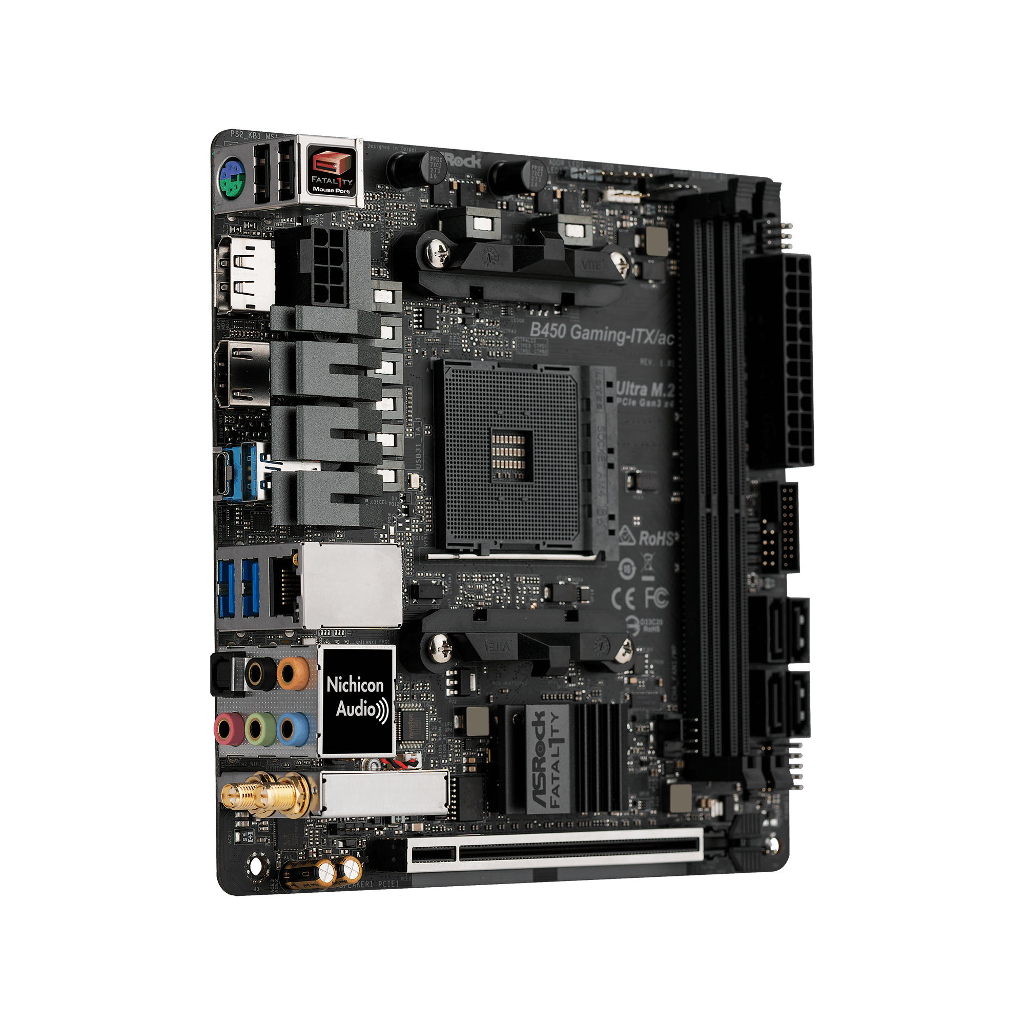 Fatal1ty B450 Gaming-ITX/ac | ASRock(アスロック) Socket AM4 AMD