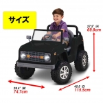 電動乗用トイ フォード アーリーブロンコ ブラック 6V 乗用玩具 KID