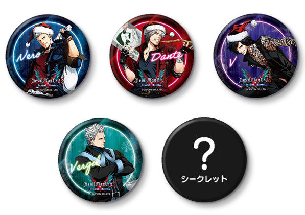 デビルメイクライ ダンテ 缶バッジ セット カプコンカフェ 1弾 デビル