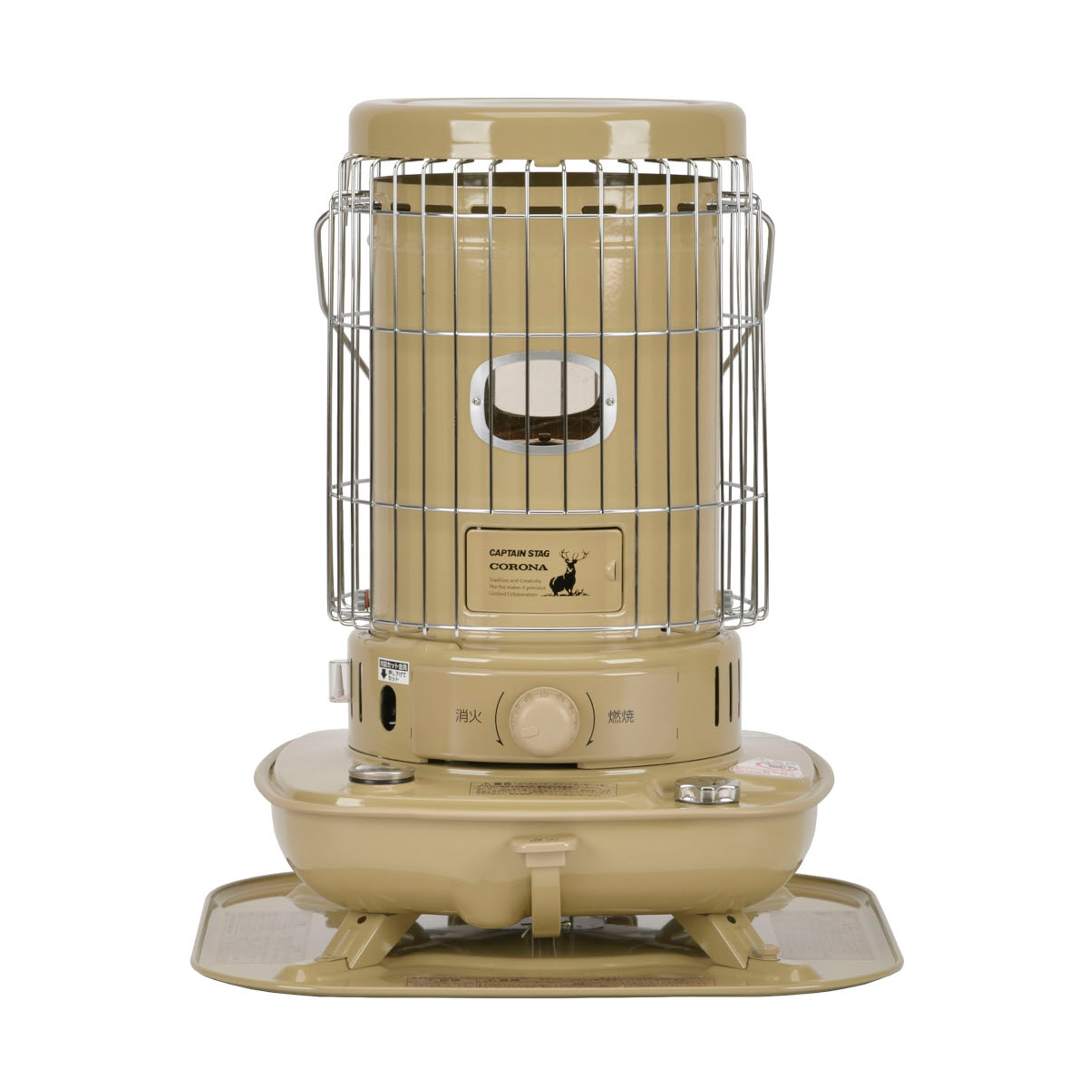 キャプテンスタッグ×コロナ 石油ストーブ SL-51CSA（ベージュ