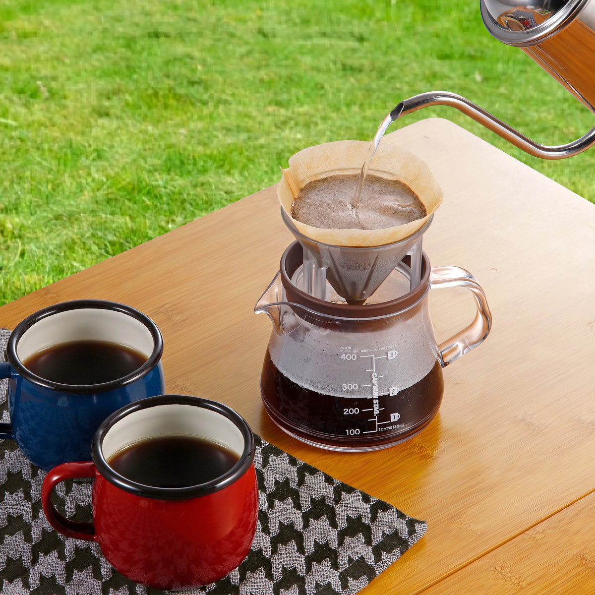 珈琲サーバー400ポップアップドリッパーセット - アウトドア・キャンプ