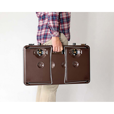 エクスギア ガスツーバーナーコンロ - アウトドア・キャンプ用品