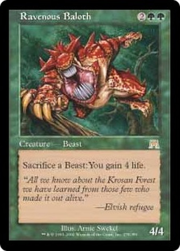 HPLD]貪欲なるベイロス/Ravenous Baloth《英語》【ONS】