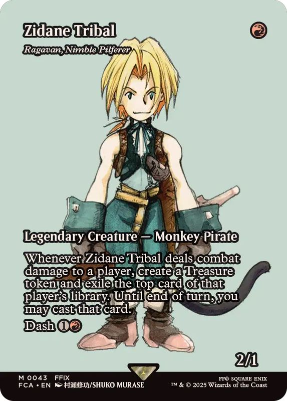 FOIL)ジタン・トライバル/Zidane Tribal // 敏捷なこそ泥、ラガバン