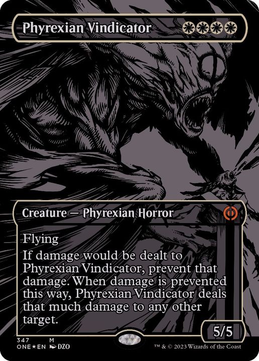EX+](オイルスリックFOIL)ファイレクシアの立証者/Phyrexian
