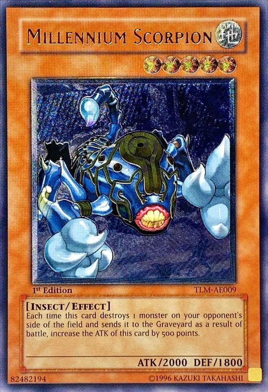 状態B〕☆旧アジア☆ミレニアムスコーピオン【レリーフ】{TLM-AE009