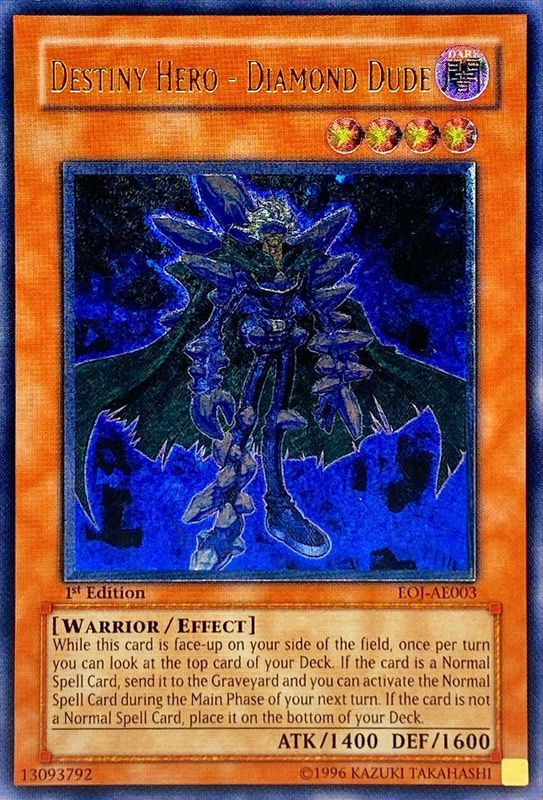 状態D〕☆旧アジア☆DHEROダイヤモンドガイ【レリーフ】{EOJ-AE003