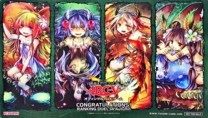 プレイマット『蟲惑魔(RANKINGDUEL2014AUTUMN)』【-】{-}《プレイマット》
