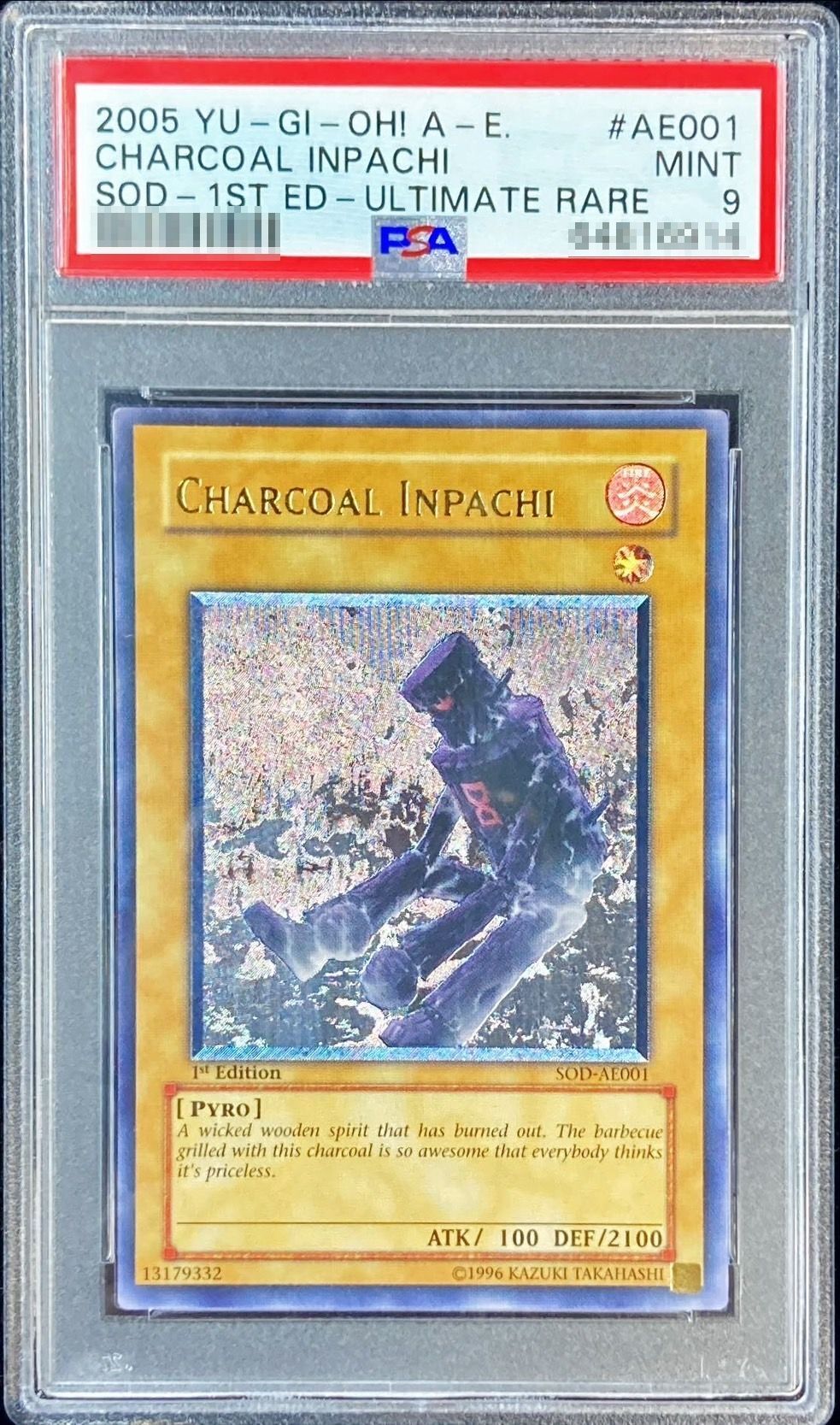 PSA9鑑定済〕☆旧アジア☆大木炭18【レリーフ】{SOD-AE001