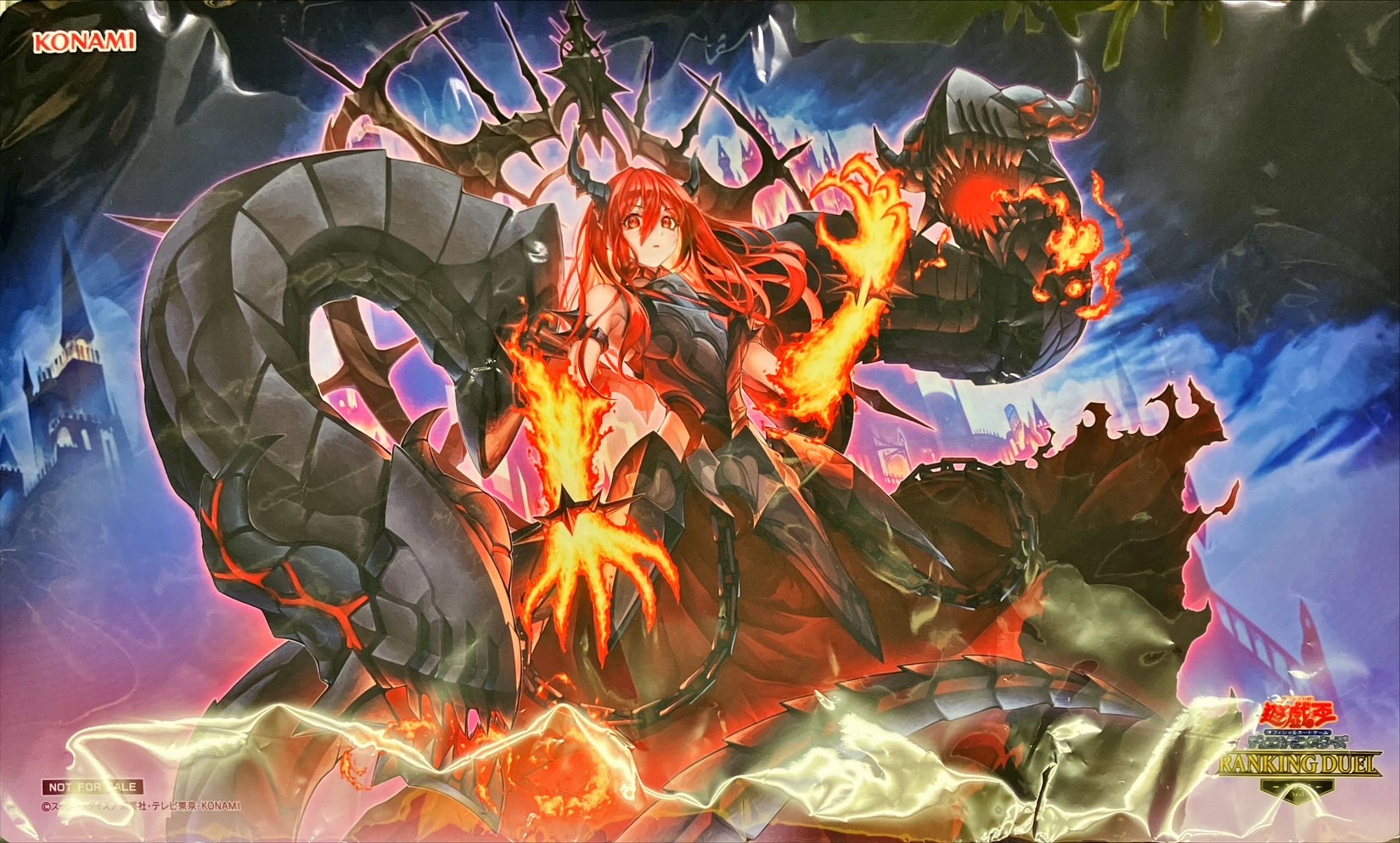 プレイマット『賜炎の咎姫(RANKINGDUEL2023-3rd-)』【-】{-}《プレイ