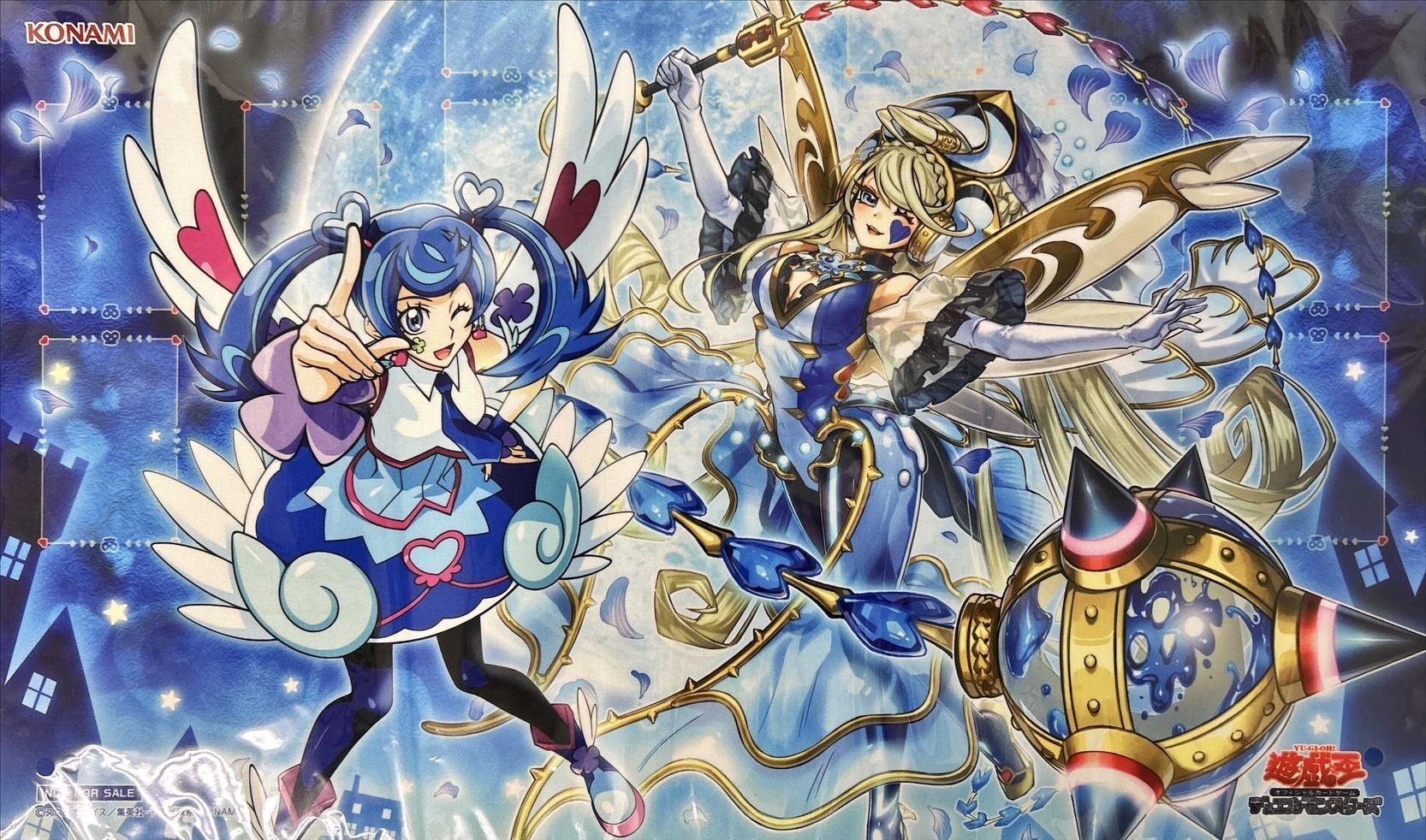 プレイマット『ブルーエンジェル&トリックスターノーブルエンジェル