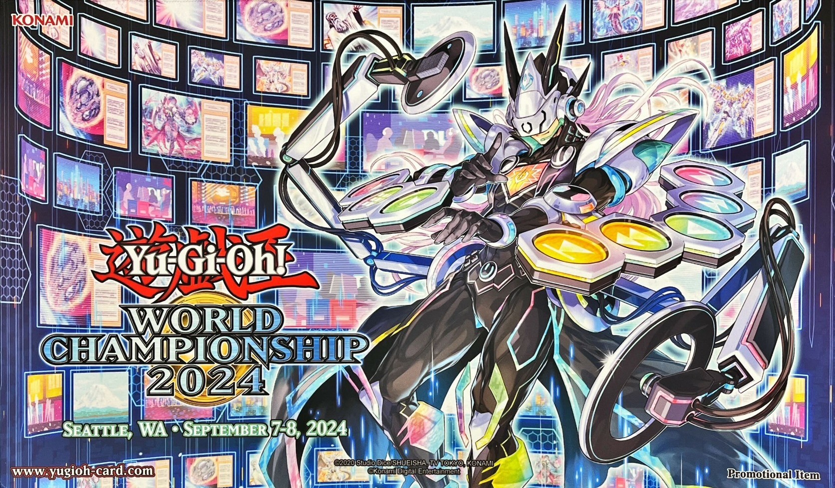 プレイマット『ElttaestheMASTERofDUELS(WCS2024)』【-】{-}《プレイ