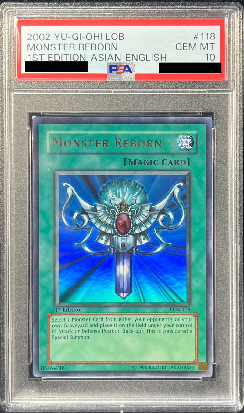 状態難/PSA10鑑定済〕☆旧アジア☆死者蘇生【ウルトラ】{LOB-118