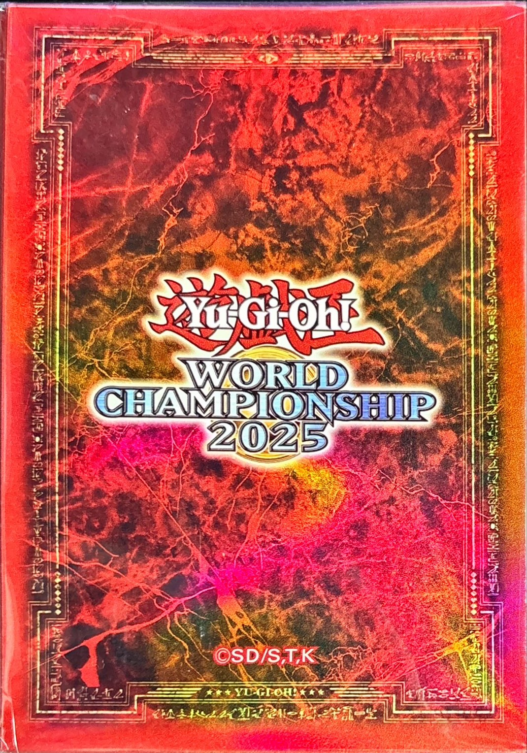スリーブ『WCS2025(赤)』100枚入り【-】{-}《スリーブ》