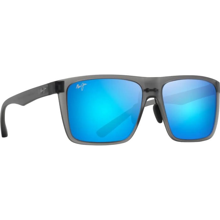 Maui Jim Honokalani Polarized Rectangular Grey Sunglasses Blue