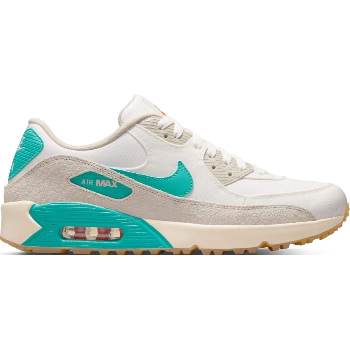 Nike Air Max 90 G NRG Golf Shoes Sail/White/Teal - Carl's Golfland