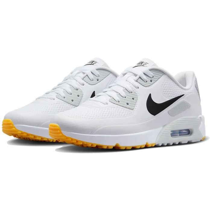 Nike Air Max 90 G Golf Shoes White/Black - Carl's Golfland