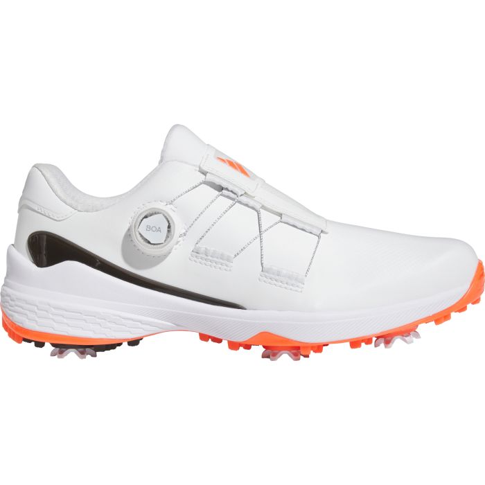 adidas ZG23 BOA Golf Shoes Cloud White/Core Black/Semi Solar Red