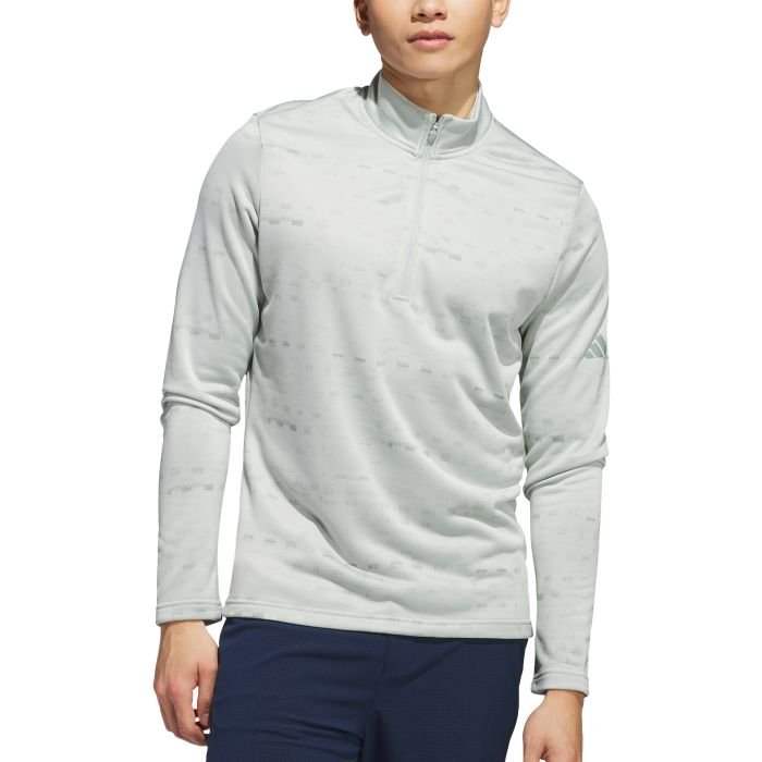 adidas Core Printed Quarter Zip Golf Pullover - Carl's Golfland