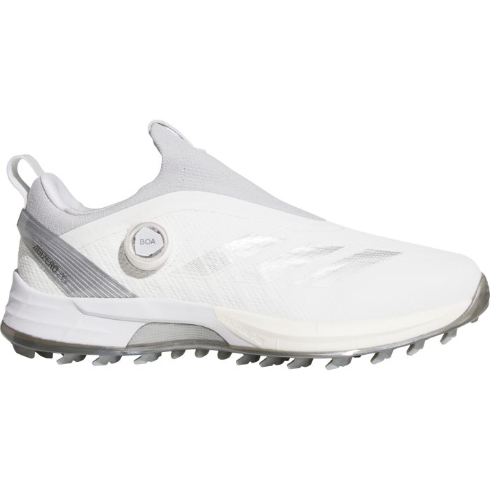 adidas Adizero ZG BOA Spikeless Golf Shoes Cloud White/Silver