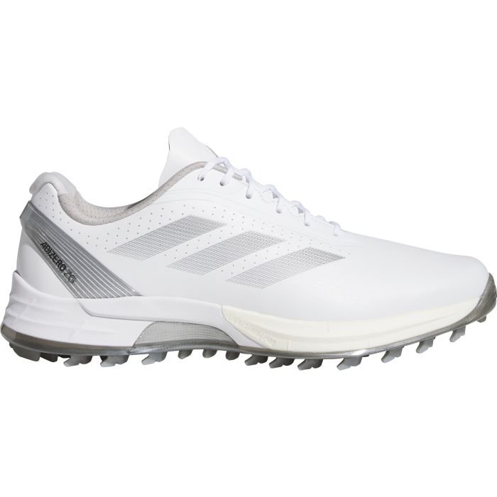 adidas Adizero ZG Spikeless Golf Shoes Cloud White/Silver Metallic