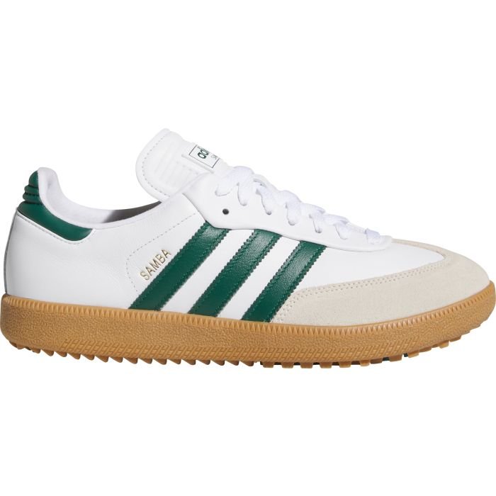 adidas Samba Spikeless Golf Shoes Cloud White/Collegiate Green/Gum