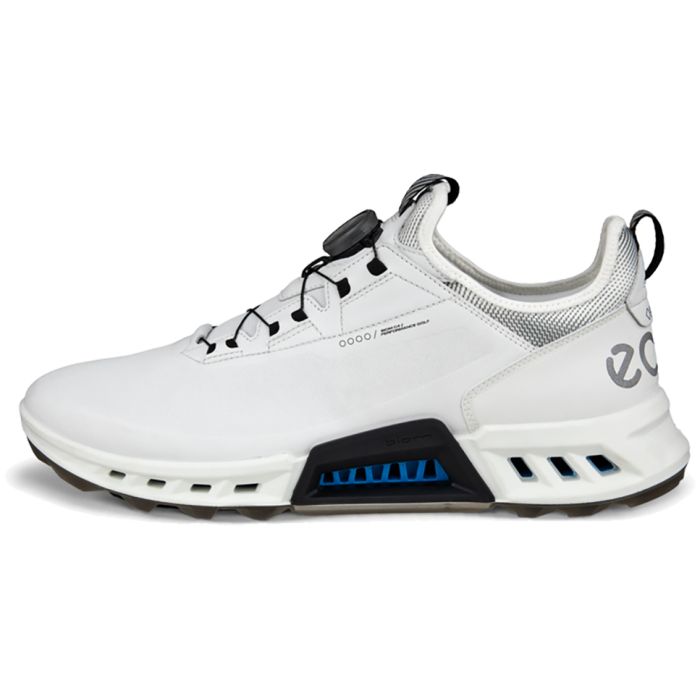 ECCO BIOM C4 BOA Golf Shoes White/Black - Carl's Golfland