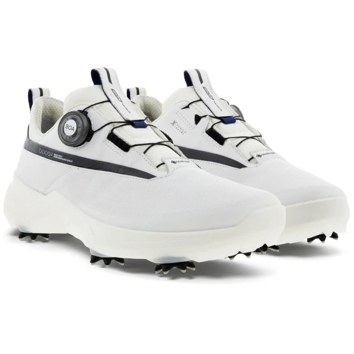ECCO BIOM G5 BOA Golf Shoes White/Black - Carl's Golfland