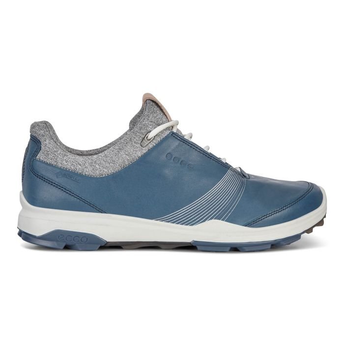 Ecco Womens Biom Hybrid 3 GTX Golf Shoes Denim Blue - Carl's Golfland