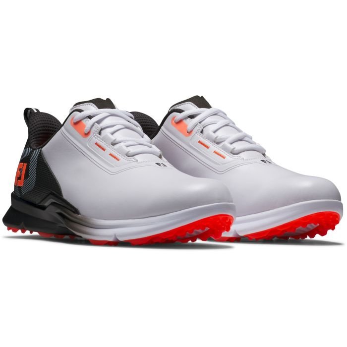 FootJoy Fuel Golf Shoes White/Black/Coral 55420 - Carl's Golfland