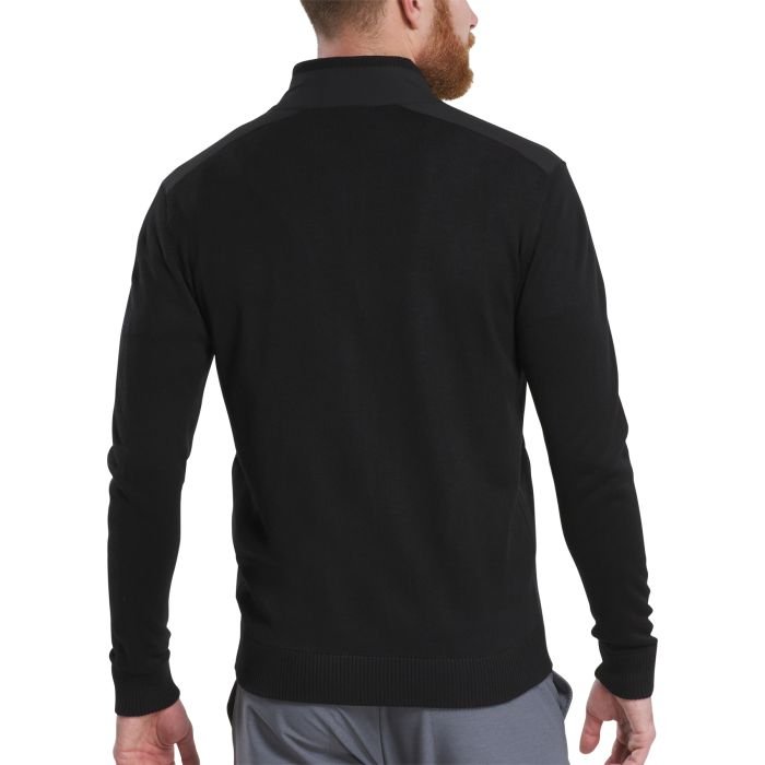 FootJoy Hybrid Full-Zip Golf Sweater Black - Carl's Golfland
