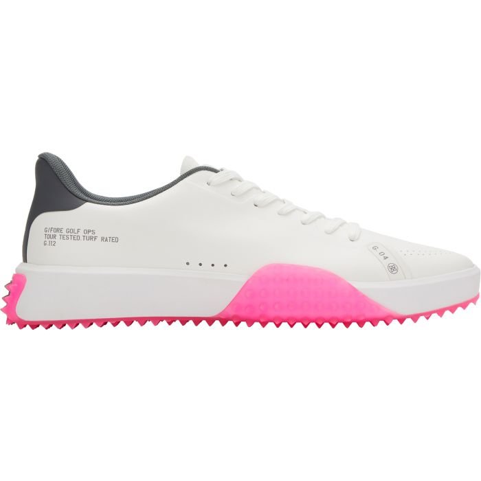 G/FORE G.112 Golf Shoes Snow/Knockout Pink - Carl's Golfland