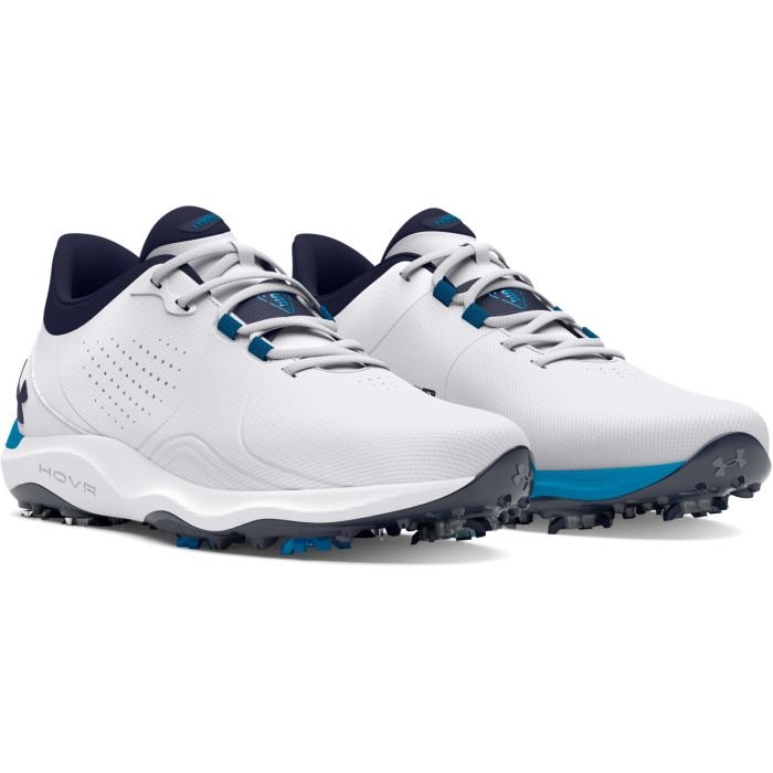 Under Armour UA Drive Pro Golf Shoes White/Capri/Midnight Navy