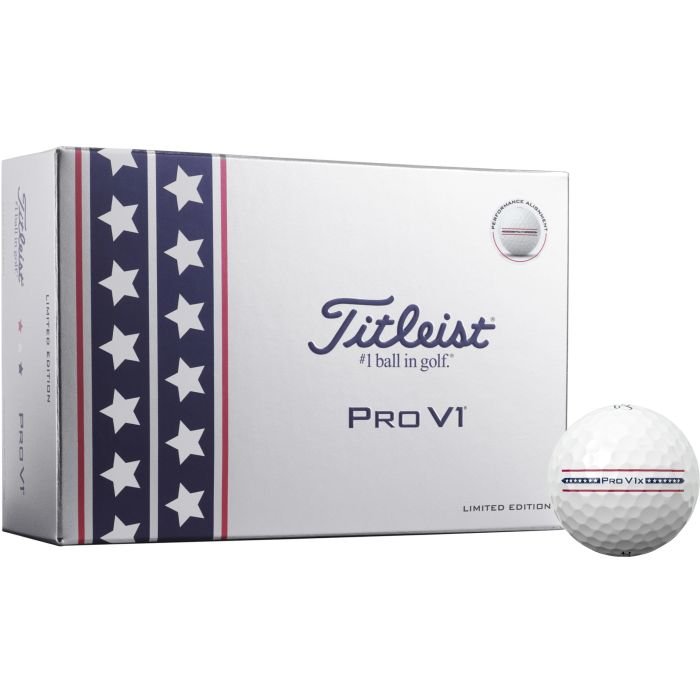 Titleist Pro V1 USA Performance Alignment 6-Pack Golf Balls 2025