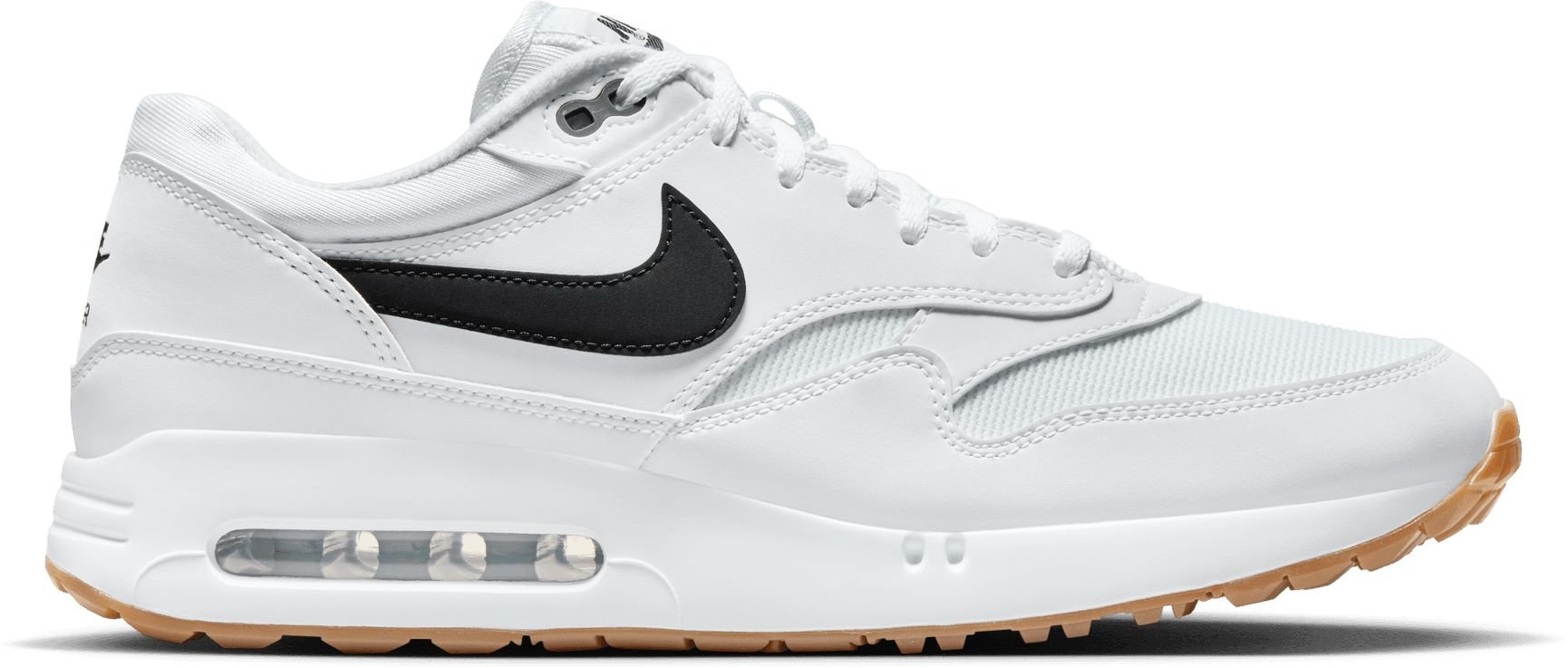 Nike Air Max 1 '86 OG G Golf Shoes White/Gum Medium Brown/Black