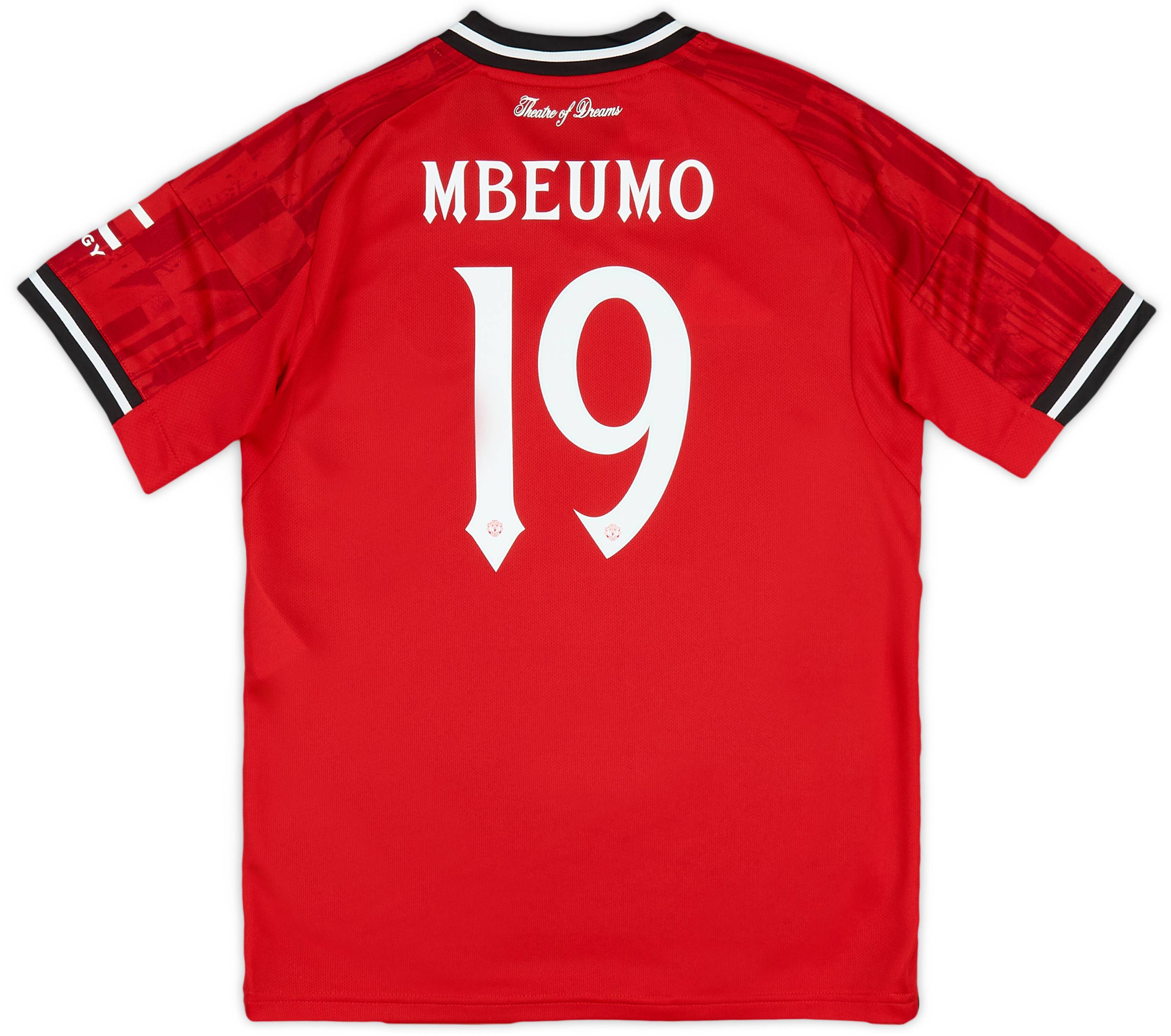 2025-26 Manchester United Home Shirt Mbeumo #19 (KIDS)