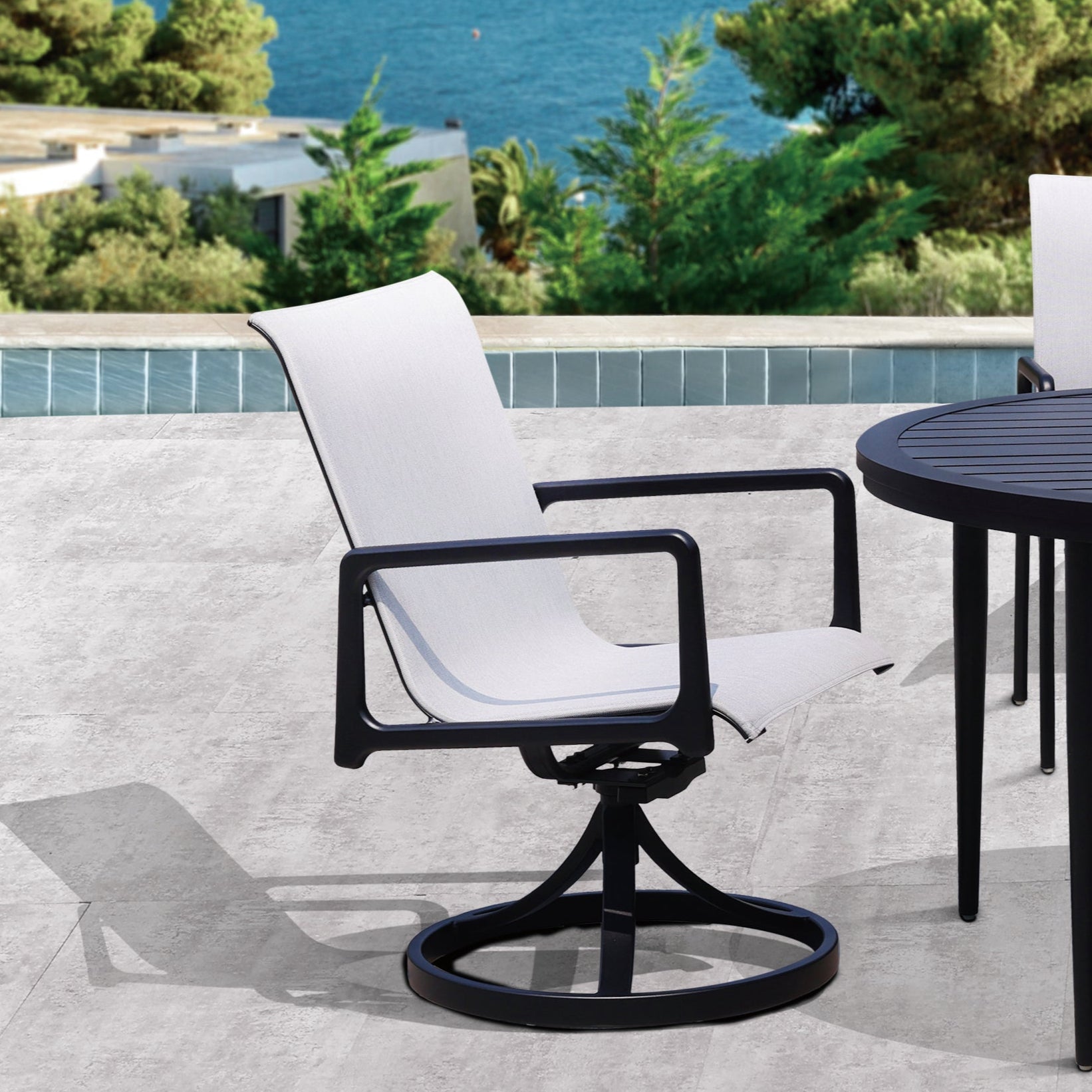 Cedar Sling Dining Chair by Hanamint